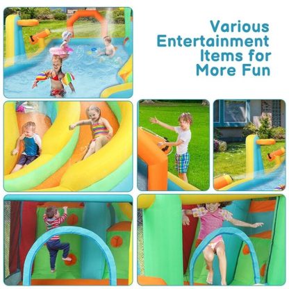 Inflatable Bounce Houses |  Inflatable Water Slide Bouncy Castle with Air Blower Inflatable Bounce Houses Inflatable Bounce Houses