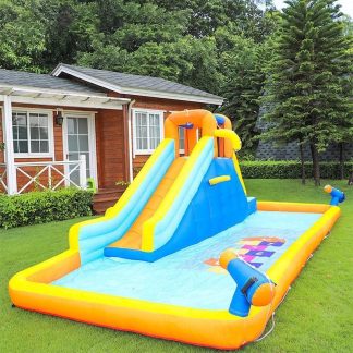 Inflatable Bounce Houses |  Inflatable Water Slide Kids Bounce House With Blower and Pool Inflatable Bounce Houses Inflatable Bounce Houses