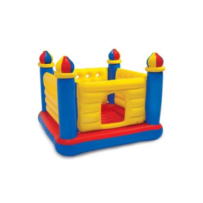 Inflatable Bounce Houses |  Intex Jump-O-Lene Castle Bouncer – Multi Inflatable Bounce Houses Inflatable Bounce Houses