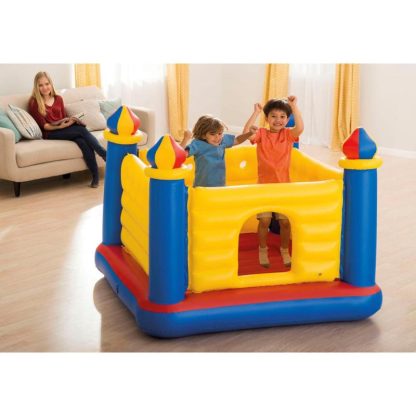 Inflatable Bounce Houses |  Intex Jump-O-Lene Castle Bouncer – Multi Inflatable Bounce Houses Inflatable Bounce Houses