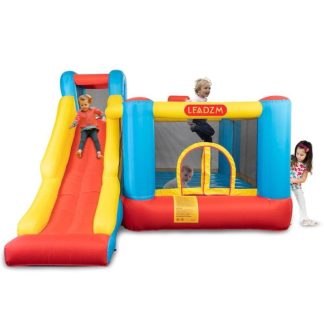 Inflatable Bounce Houses |  Leadzm Kids Inflatable Bounce House Safety Jumper Slide with 450W Blower Inflatable Bounce Houses Inflatable Bounce Houses