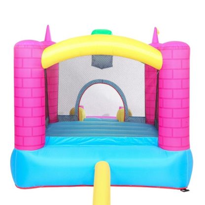 Inflatable Bounce Houses |  LEADZM Tank Bouncy Castle with Water Play Function 420D Oxford Cloth +840D Jump Surface (Including Fan) Inflatable Bounce Houses Inflatable Bounce Houses