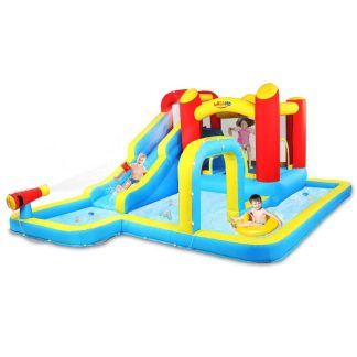 Inflatable Bounce Houses |  Long slide multifunctional water play bouncy castle – 183.1*143.8*76.8 inches Inflatable Bounce Houses Inflatable Bounce Houses