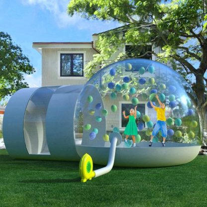 Inflatable Bounce Houses |  Outdoor Playhouse Camping Inflatable Bubble Tent with Blower Inflatable Bounce Houses Inflatable Bounce Houses