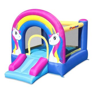 Inflatable Bounce Houses |  Rainbow Unicorn Bounce House with blower Inflatable Bounce Houses Inflatable Bounce Houses