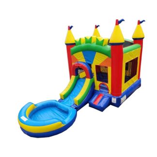 Inflatable Bounce Houses |  Simi-Commercial Castle Combo – 26’L X 13’W X 15’H Inflatable Bounce Houses Inflatable Bounce Houses