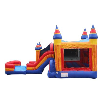 Inflatable Bounce Houses |  Superhero Mega Front Loader Combo Inflatable Bounce Houses Inflatable Bounce Houses