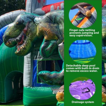 Inflatable Bounce Houses |  T-Rex Dinosaur Inflatable Water Slide Bounce House Inflatable Bounce Houses Inflatable Bounce Houses