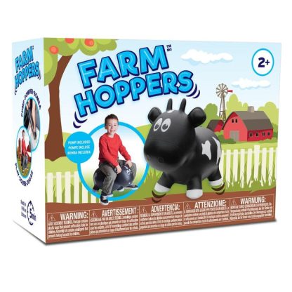 Inflatable Bounce Houses |  Toddler Boys and Girls Farm Hopper Bounce Toy, Black Cow Inflatable Bounce Houses Inflatable Bounce Houses