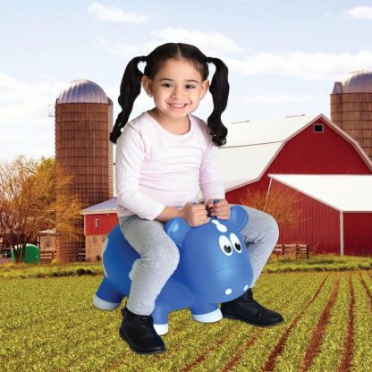 Inflatable Bounce Houses |  Toddler Boys and Girls Farm Hopper Bounce Toy, Blue Cow Inflatable Bounce Houses Inflatable Bounce Houses