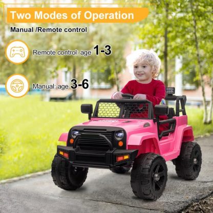 Lawn Games |  12V Ride on Jeep with 2.4G Remote Control Lawn Games Lawn Games