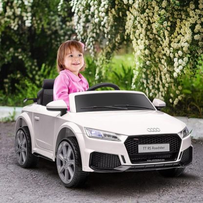 Lawn Games |  6v Authentic Audi TT RS Electric Car: Realistic Design, Secure Operation, Dual Control Options, MP3 Music Player Lawn Games Lawn Games