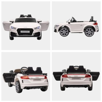 Lawn Games |  6v Authentic Audi TT RS Electric Car: Realistic Design, Secure Operation, Dual Control Options, MP3 Music Player Lawn Games Lawn Games