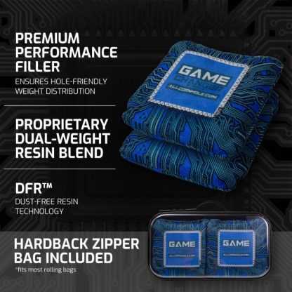 Lawn Games |  ACL Pro Red Gamechanger Bags Lawn Games Blue/Grey/Red