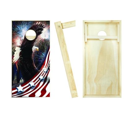 Lawn Games |  Bald Eagle Fireworks Outdoor Cornhole Board Game Set Lawn Games Lawn Games