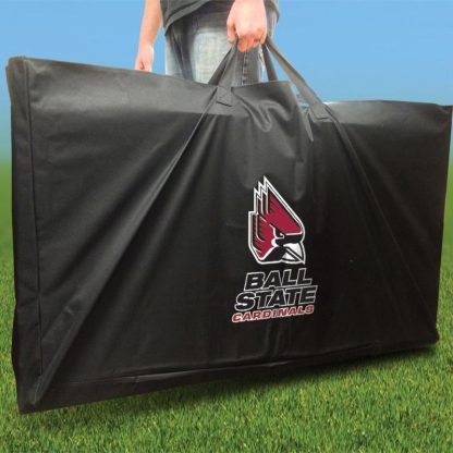 Lawn Games |  Ball State Cardinals Stained Pyramid Outdoor Cornhole Board Set Lawn Games Lawn Games