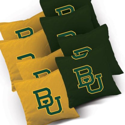 Lawn Games |  Baylor Bears Stained Striped Outdoor Cornhole Board Set Lawn Games Lawn Games