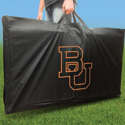 Lawn Games |  Baylor Bears Stained Striped Outdoor Cornhole Board Set Lawn Games Lawn Games