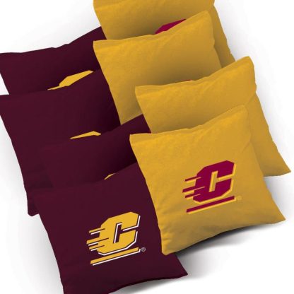 Lawn Games |  Central Michigan Chippewas Slanted Outdoor Cornhole Board Set Lawn Games Lawn Games