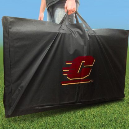 Lawn Games |  Central Michigan Chippewas Slanted Outdoor Cornhole Board Set Lawn Games Lawn Games