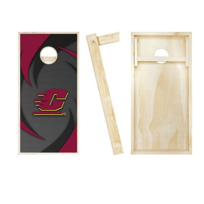 Lawn Games |  Central Michigan Chippewas Swoosh Outdoor Cornhole Board Set Lawn Games Lawn Games