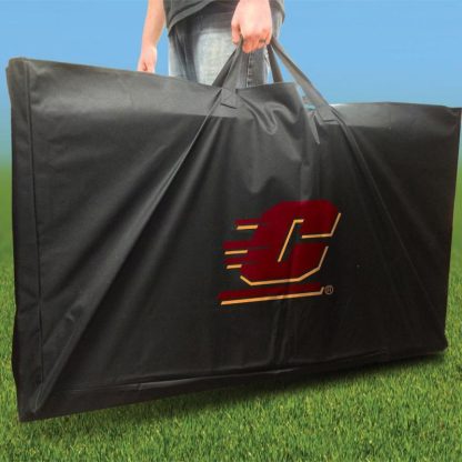 Lawn Games |  Central Michigan Jersey Outdoor Cornhole Board Set Lawn Games Lawn Games