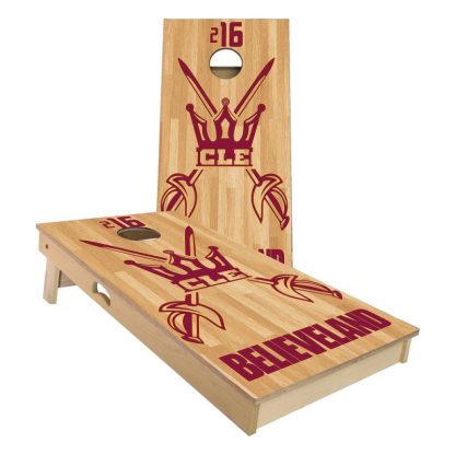 Lawn Games |  Cleveland CLE Outdoor Cornhole Game (Choose Wraps or Boards) Lawn Games Lawn Games