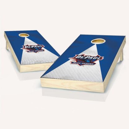 Lawn Games |  DePaul Jersey Outdoor Cornhole Board Set Lawn Games Lawn Games