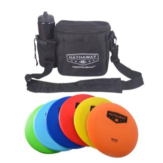 Lawn Games |  Disc Golf Starter Set with 6 Discs and Case – 150 – 170 Gram, 8.25-in – Multi Lawn Games Lawn Games