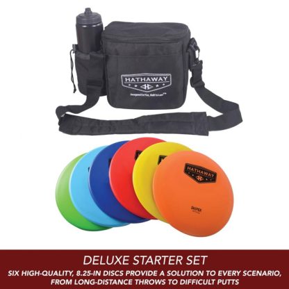 Lawn Games |  Disc Golf Starter Set with 6 Discs and Case – 150 – 170 Gram, 8.25-in – Multi Lawn Games Lawn Games