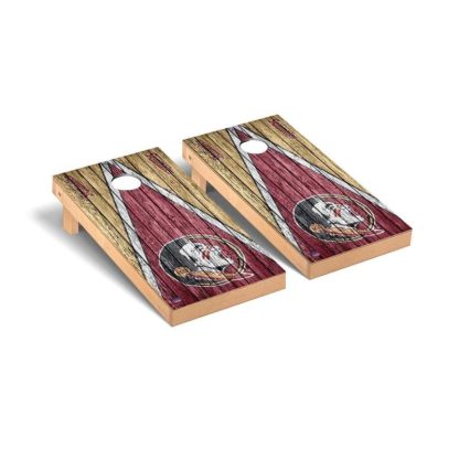 Lawn Games |  Florida State FSU Seminoles 2×4 Pro Cornhole Boards – V1 Lawn Games Lawn Games