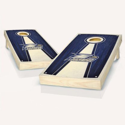 Lawn Games |  Georgia Southern Stained Pyramid Outdoor Cornhole Board Set Lawn Games Lawn Games