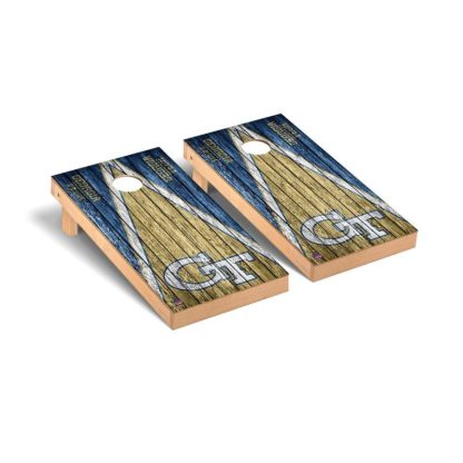 Lawn Games |  Georgia Tech GT Yellow Jackets 2×4 Pro Cornhole Boards – V3 Lawn Games Lawn Games