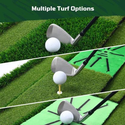 Lawn Games |  Haokelball Golf Mat Set 3-in-1 Golf Hitting Mat with Golf Ball Storage Zone 5×4 ft Golf Mats Practice Indoor Outdoor Lawn Games Green