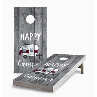 Lawn Games |  Happy Camper Cornhole Game (Choose Wraps or Boards) Lawn Games Lawn Games