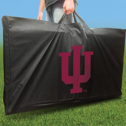 Lawn Games |  Indiana Hoosier Distressed Outdoor Cornhole Board Set Lawn Games Lawn Games