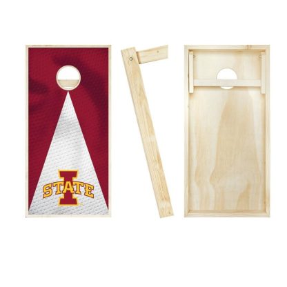 Lawn Games |  Iowa State Cyclones Jersey Cornhole Board Set – Includes (8) Team Logo Bags + Optional Accessories Lawn Games Lawn Games