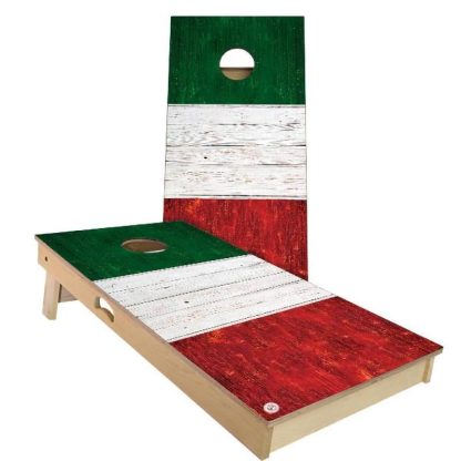 Lawn Games |  Italy Flag Outdoor Cornhole Game (Choose Wraps or Boards) Lawn Games Lawn Games