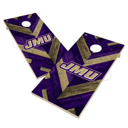 Lawn Games |  James Madison University JMU Dukes Regulation 2×4 Cornhole Boards – V8 Lawn Games Lawn Games