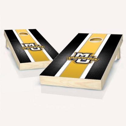 Lawn Games |  Marquette Stripe Outdoor Cornhole Board Set Lawn Games Lawn Games