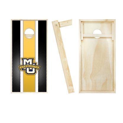 Lawn Games |  Marquette Stripe Outdoor Cornhole Board Set Lawn Games Lawn Games