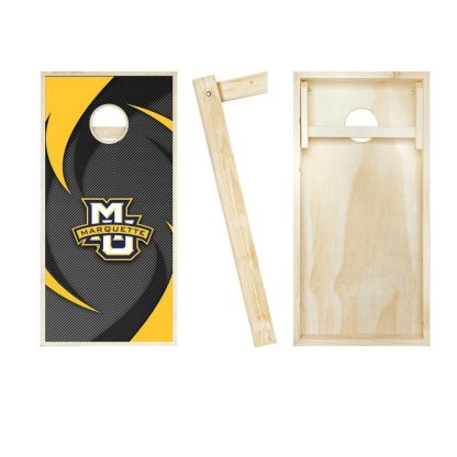 Lawn Games |  Marquette Swoosh Outdoor Cornhole Board Set Lawn Games Lawn Games