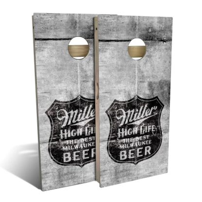 Lawn Games |  Miller High Life Outdoor Cornhole Game (Choose Wraps or Boards) Lawn Games Lawn Games