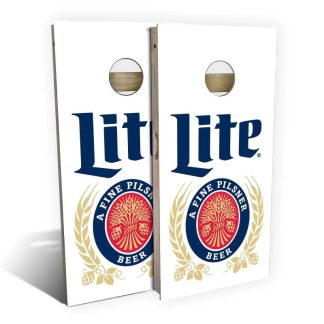 Lawn Games |  Miller Lite Original Outdoor Cornhole Game (Choose Wraps or Boards) Lawn Games Lawn Games