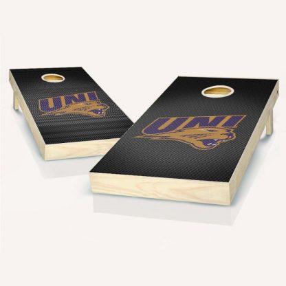 Lawn Games |  Northern Iowa Panthers Slanted Outdoor Cornhole Board Set Lawn Games Lawn Games