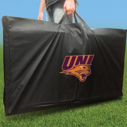 Lawn Games |  Northern Iowa Panthers Slanted Outdoor Cornhole Board Set Lawn Games Lawn Games