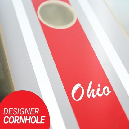 Lawn Games |  Ohio Stripe Cornhole Board Outdoor Game Set Lawn Games Lawn Games