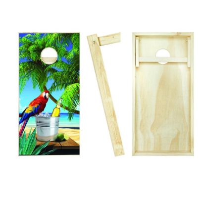 Lawn Games |  Parrot Outdoor Cornhole Board Game Set Lawn Games Lawn Games