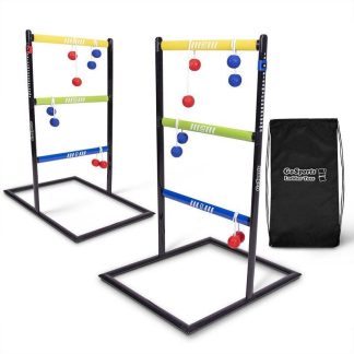 Lawn Games |  Pro Grade Ladder Toss Indoor / Outdoor Game Set with 6 Soft Rubber Bolo Balls Lawn Games Lawn Games