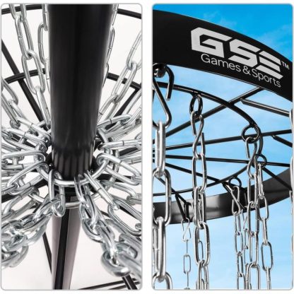 Lawn Games |  Professional Portable 24-Chain Disc Golf Targets Basket, PRO Disc Golf Practice Goal Baskets Lawn Games Lawn Games